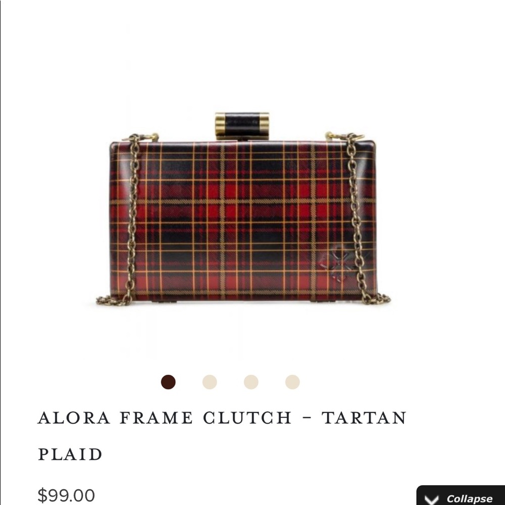Patricia Nash Alora frame clutch - plaid